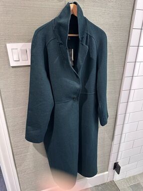 Banana Republic Dark Green Wool Coat